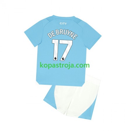 Billiga Fotbollströjor Manchester City Kevin De Bruyne 17 Barn Hemma tröja 2023/24 Kortärmad
